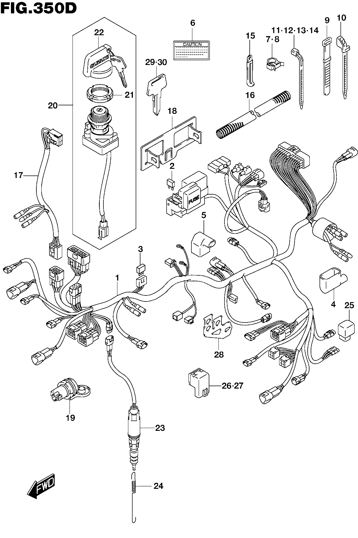 suzuki quadrunner 250 parts schematics